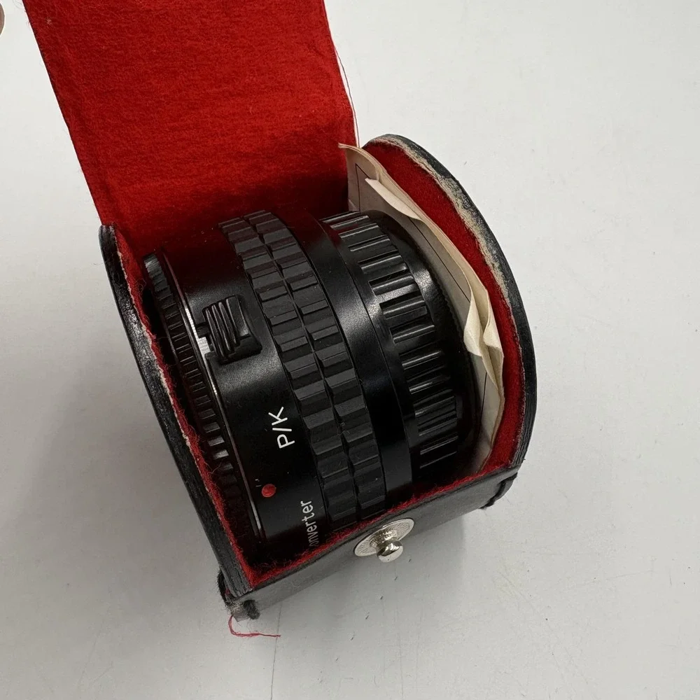 Vintage Albinar-ADC Auto 2X Tele Converter P/K Pentax‎ K Mount Case Caps Manual